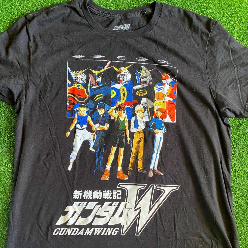 Gundam Wing Anime Graphic Tee size XL
